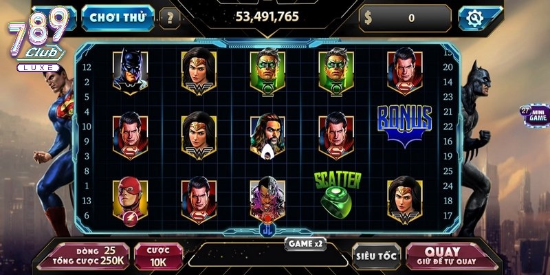 Biểu tượng đặc biệt trong Justice League 789Club